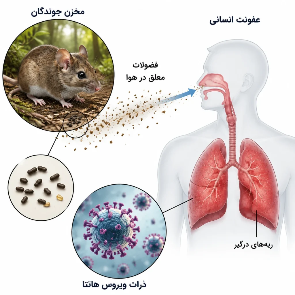 نحوه انتقال ویروس هانتا ویروس